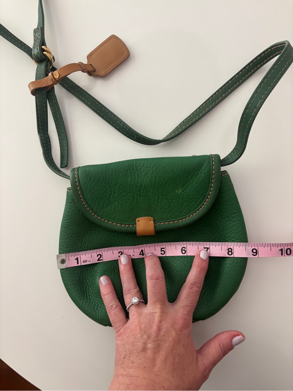 Ugg Green Leather Crossbody Bag - Picture 4 of 5